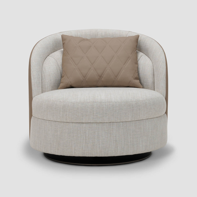 Round swivel sales lounge chair