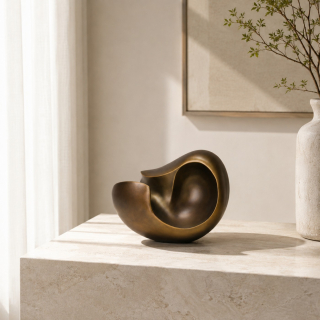 ACCFC-SZ2106-B-ROUND COPPER DECOR-(40*23*27CM)-RESIN