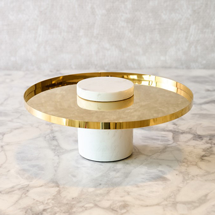 gold table